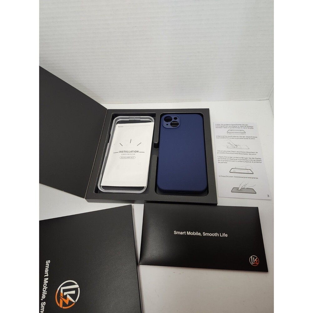 Lk Design Phone Case And 2 Screen Protectors For Iphone 14 Max/14 Plus